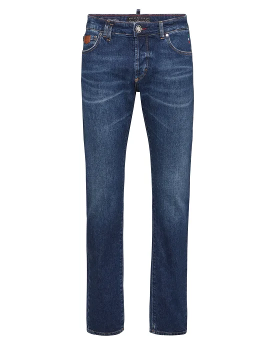 Super Straight Cut Jeans Plein