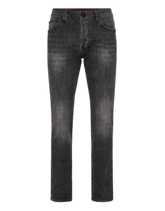 Super Straight Cut Jeans Patch Stars