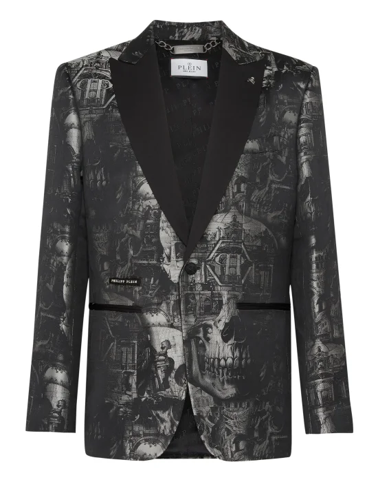 Jacquard Blazer Lord Fit Skull