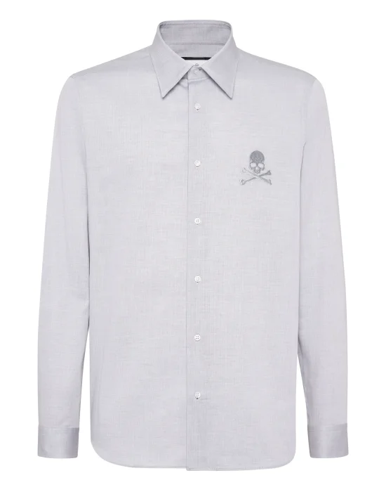 Regular Fit Shirt Herringbone
