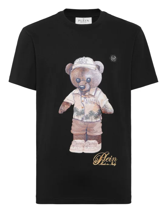 Round Neck T-Shirt Teddy Beach