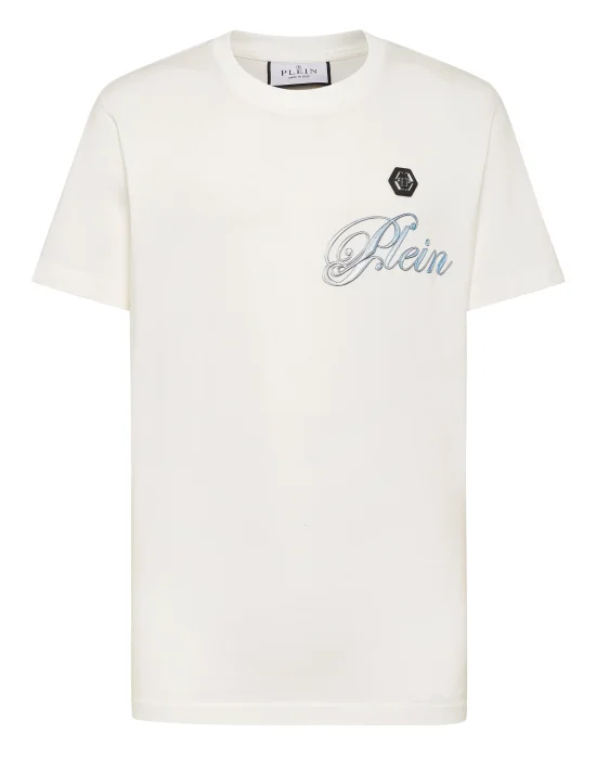 Round Neck T-Shirt Gradient Skull