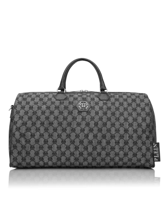 Denim Weekend Bag Jacquard Monogram