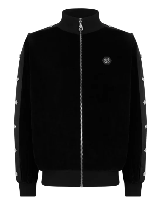 Chenille Tracksuit Jacket Buttons