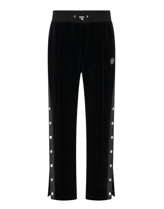 Chenille Tracksuit Pants Buttons