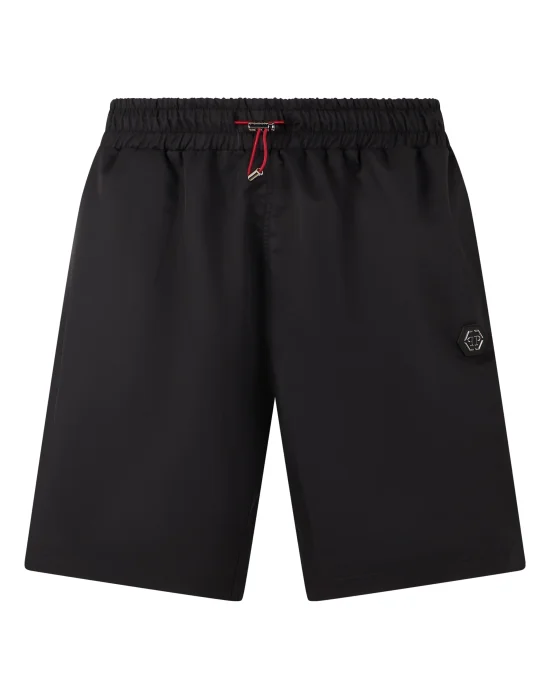 Nylon Shorts Logo Stripe