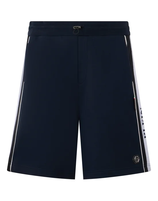 Fleece Shorts Logo Stripe