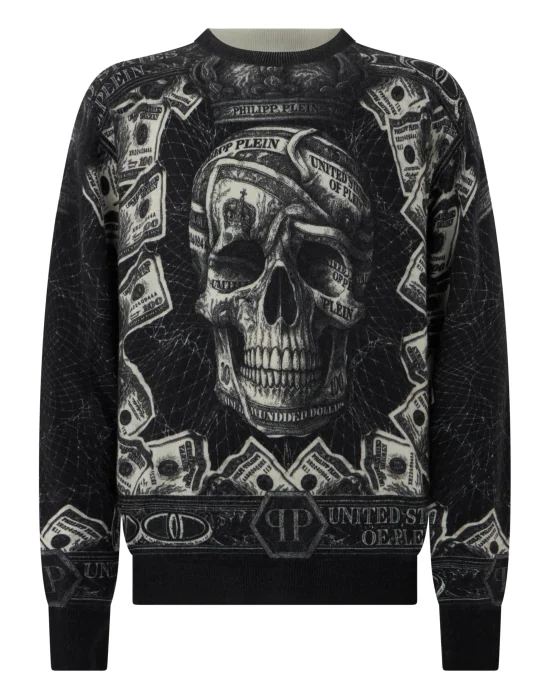 Cashmere Pullover Baroque Skull