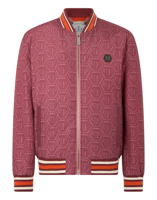 Nylon Bomber All-Over Monogram