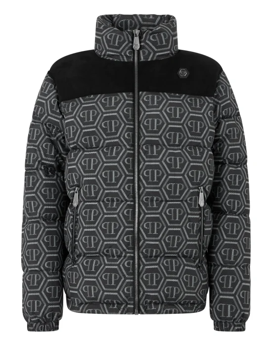 Nylon Puffer Jacket Monogram