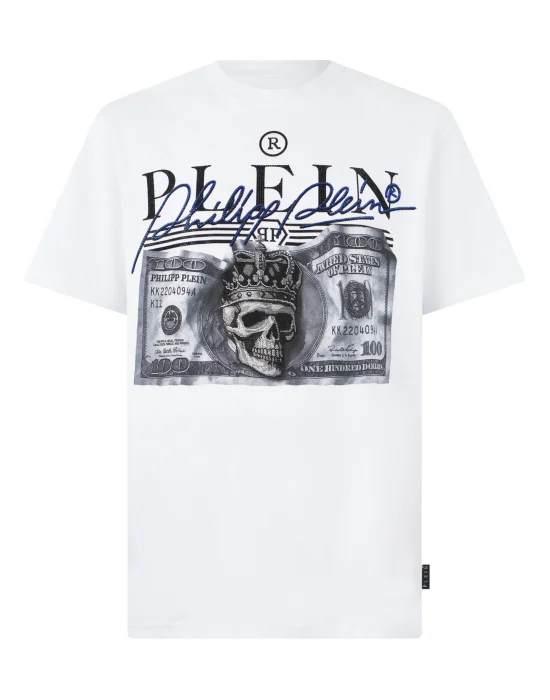 Round Neck T-Shirt Dollar Signature