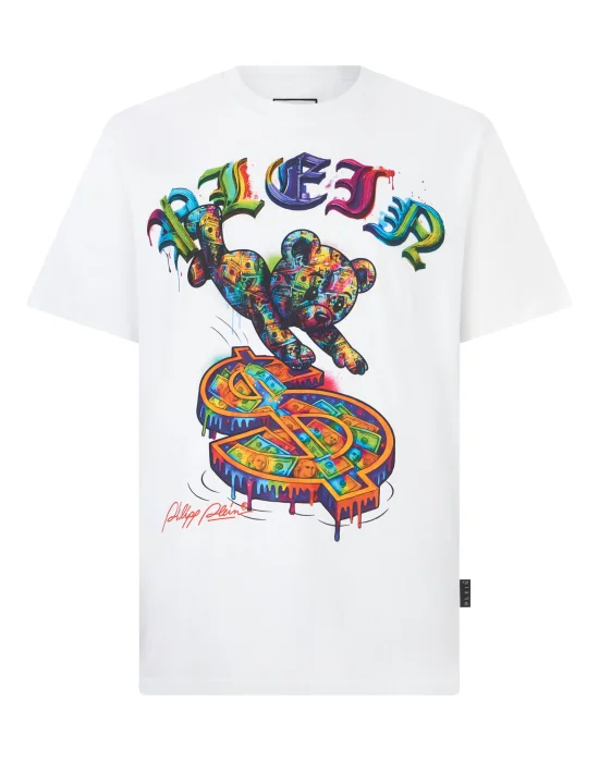 Round Neck T-Shirt Multicolor Teddy Dollar