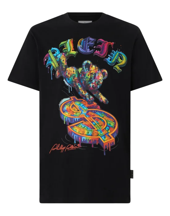Round Neck T-Shirt Multicolor Teddy Dollar