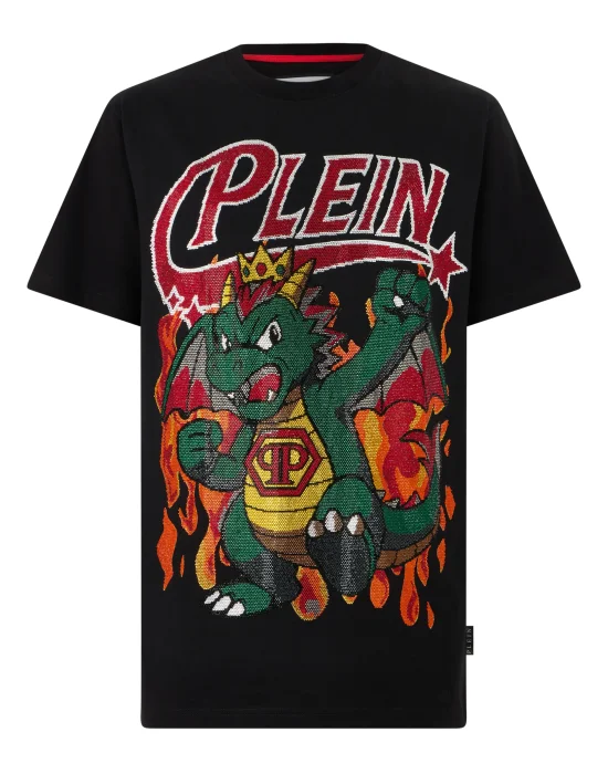 Round Neck T-Shirt Big Dragon Stones