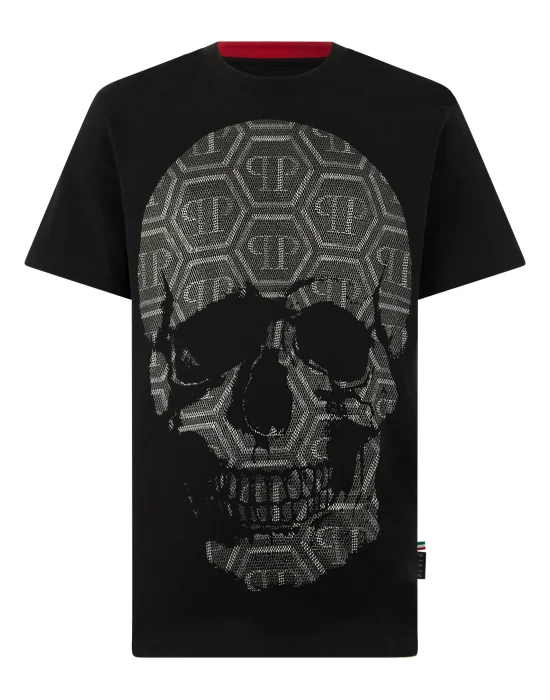 Round Neck T-Shirt Skull Monogram