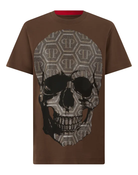 Round Neck T-Shirt Skull Monogram