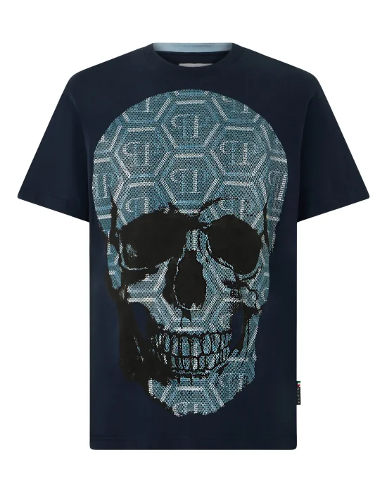 Round Neck T-Shirt Skull Monogram