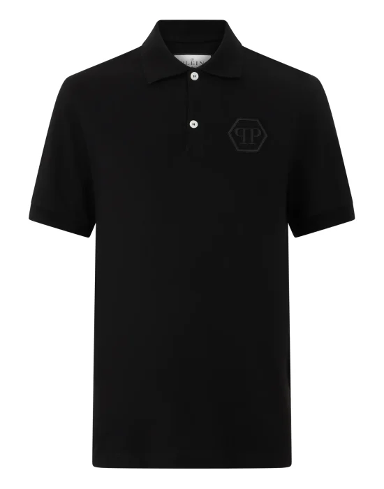 Polo T-Shirt Embroidery Hexagon