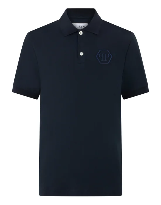 Polo T-Shirt Embroidery Hexagon