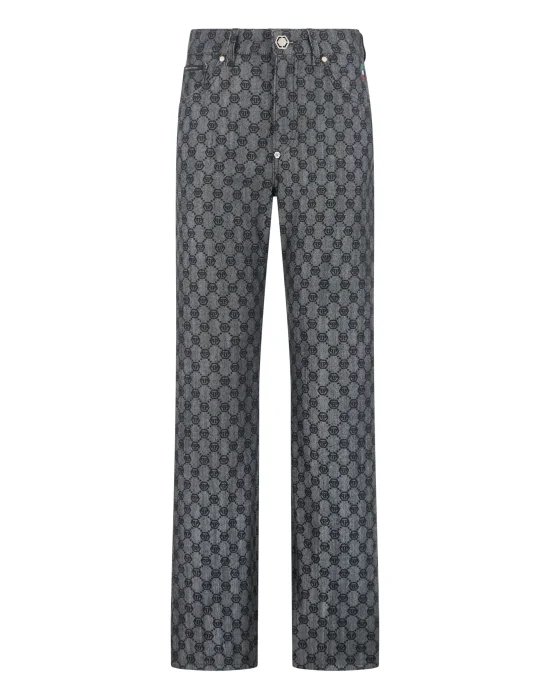 Straight Fit Jeans Big Monogram