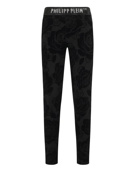 Leggings Flock Flower Monogram
