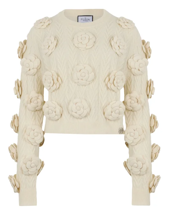 Roundneck Pullover Roses