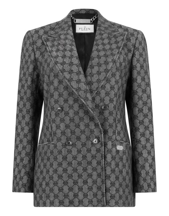 Double-Breasted Dame Fit Blazer Monogram
