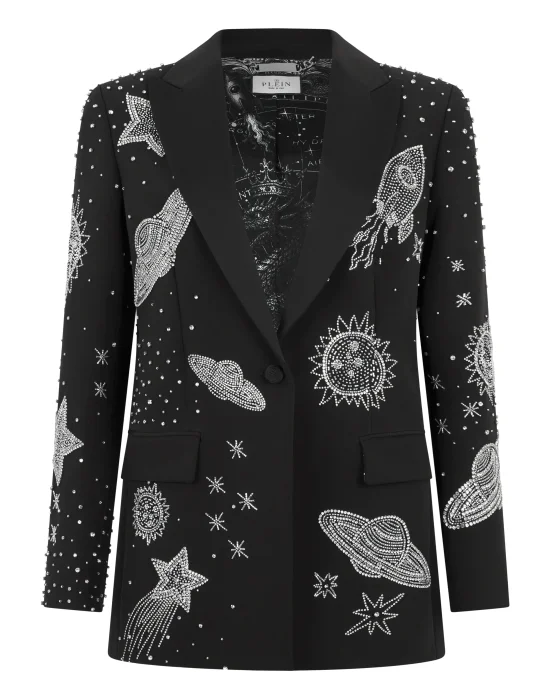 Boyfriend's Fit Blazer Space Zodiac