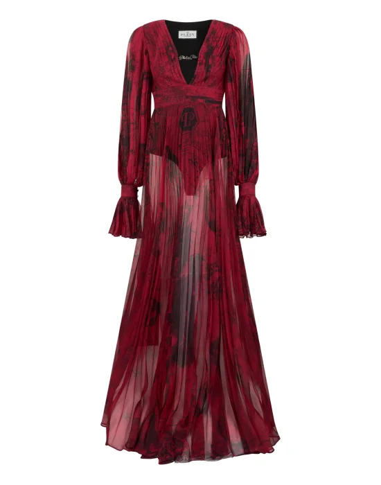 Chiffon Maxi Dress Zodiac