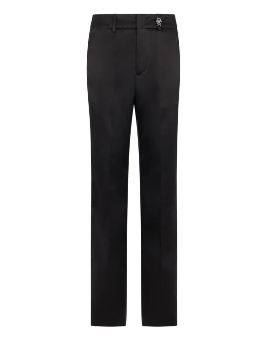 Satin Straight Fit Trousers