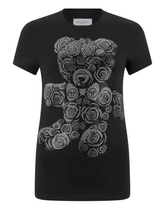 Sexy Pure Fit T-Shirt Flower Teddy