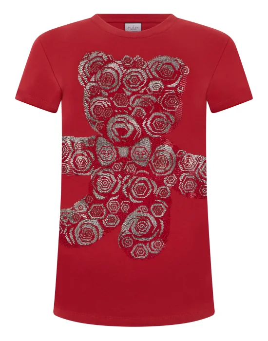 Sexy Pure Fit T-Shirt Flower Teddy