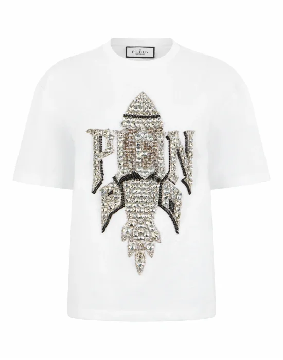 Man Fit T-Shirt Plein Rocket