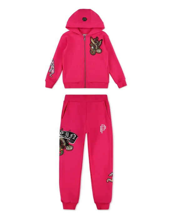 ZIPPED SWEATS.+TROUS