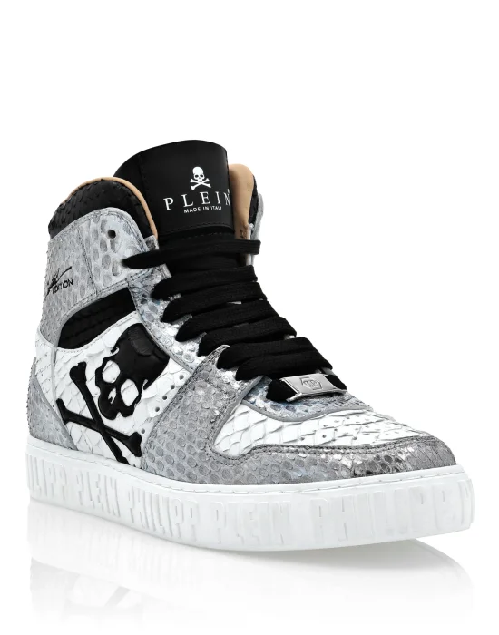 HI-TOP SNEAKERS NOTORIOUS PYTHON SKULL