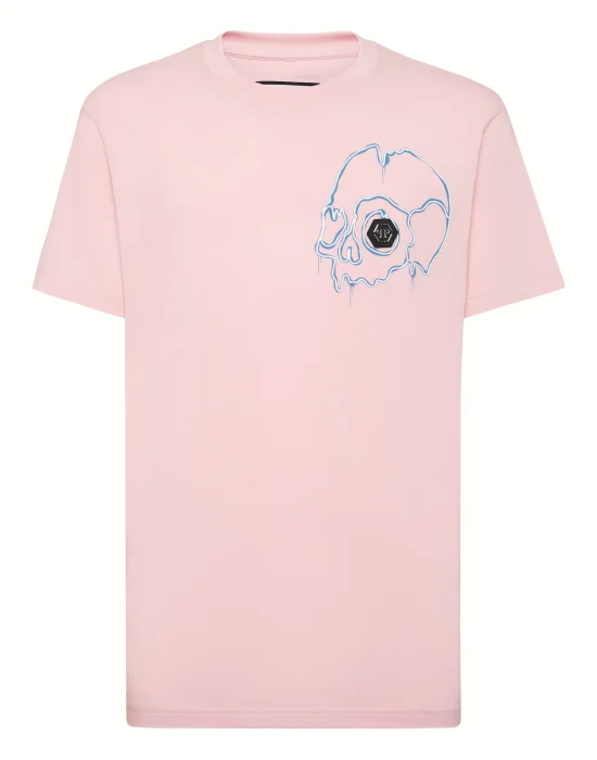 T-shirt Round Neck SS Dripping Skull
