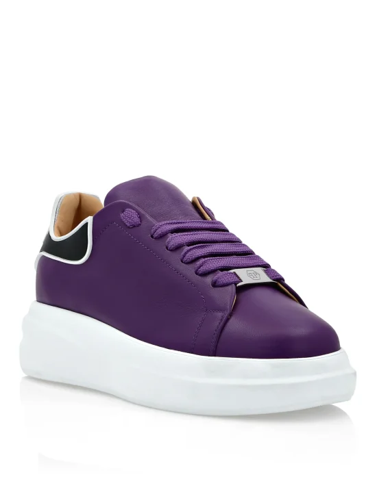 Leather Low-Top Sneakers Megastar