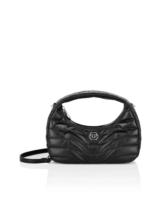 Nappa Leather Handle Bag Matelasse