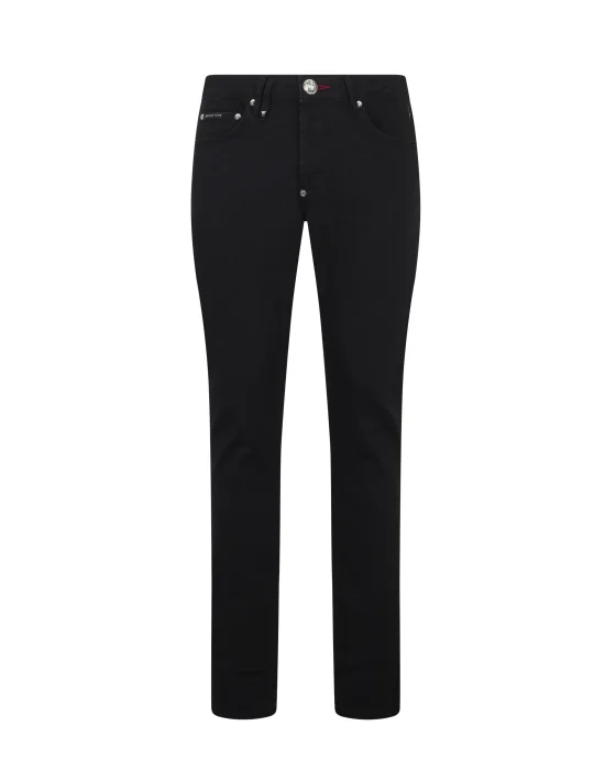 Denim Trousers Super Straight Cut Skulls