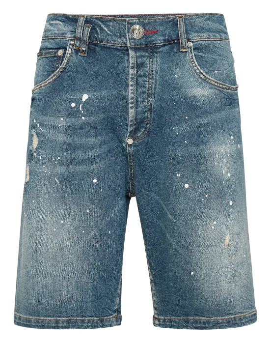 Denim Shorts Formentera Skull