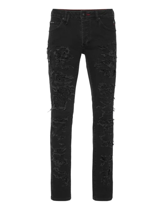 Denim Trousers Rock Star Strass