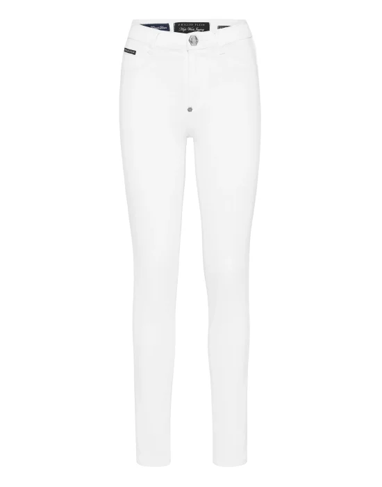 Denim High Waist Jegging Logo