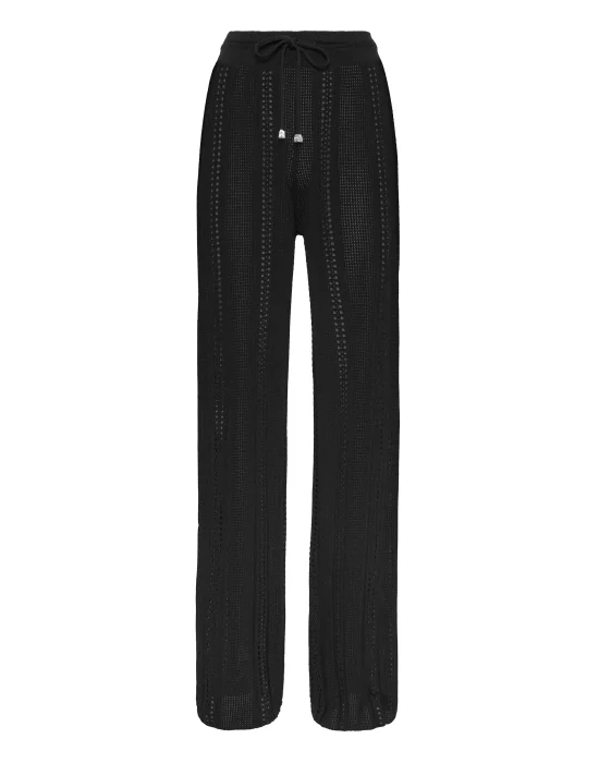 Knit Flare Trousers