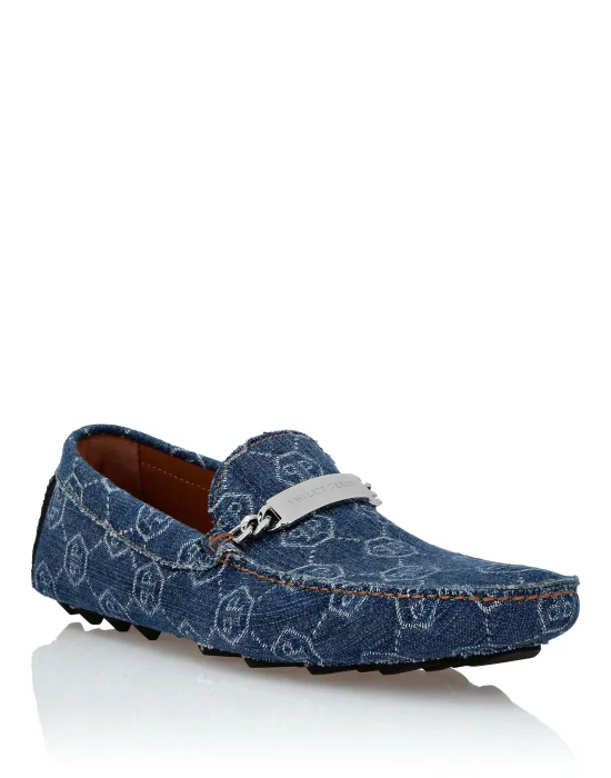 Denim Moccasin Monogram