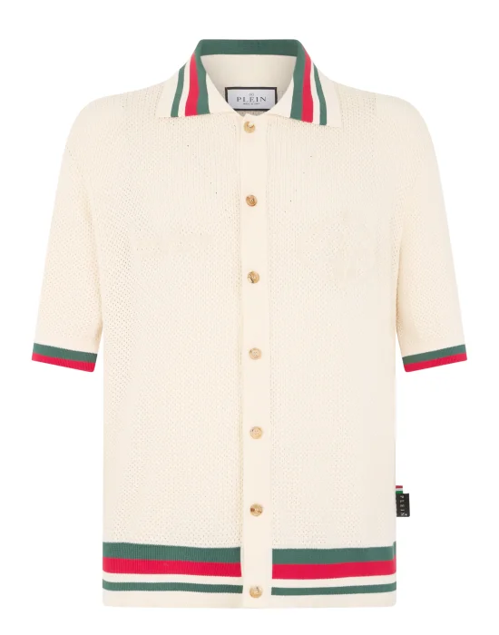 Buttoned-Up Polo Shirt Plein Tennis
