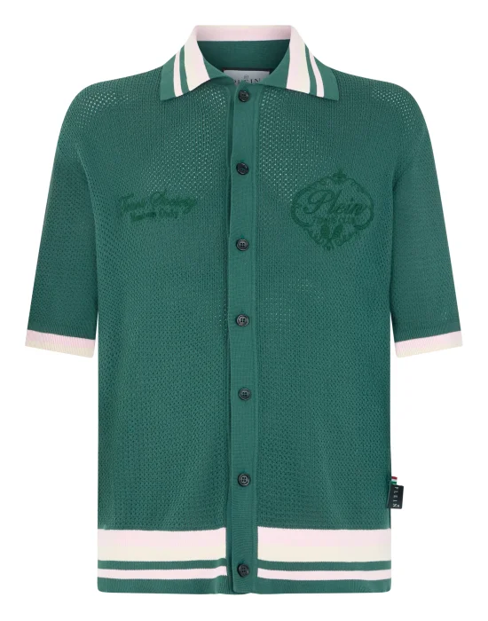 Buttoned-Up Polo Shirt Plein Tennis
