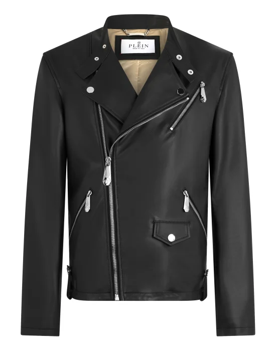 Nappa Leather Moto Jacket