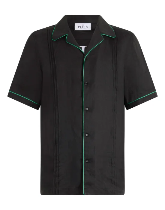 Linen Bowling Shirt Plein Tennis