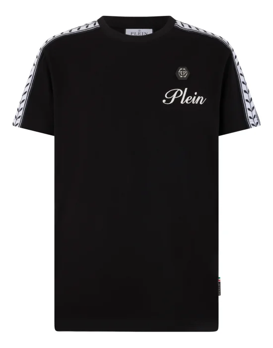 Piquet Round Neck T-Shirt Plein Tennis