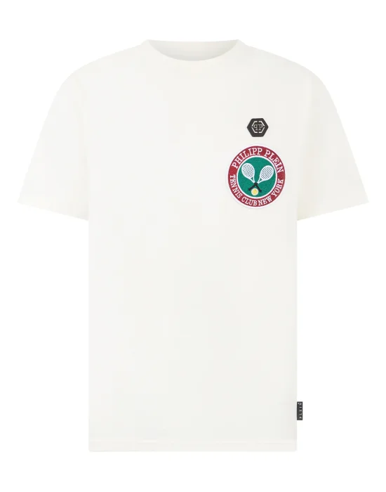 Round Neck T-Shirt Patch Tennis